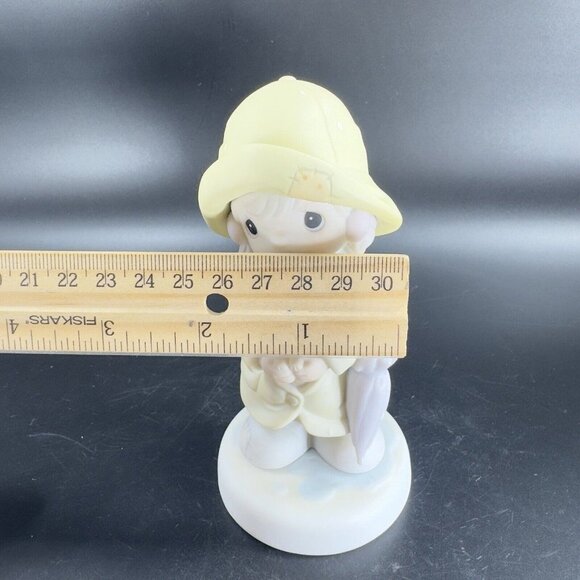 1992 Precious Moments AN EVENT FOR ALL SEASONS Ceramic Porcelain Figurine VTG - Picture 3 of 10